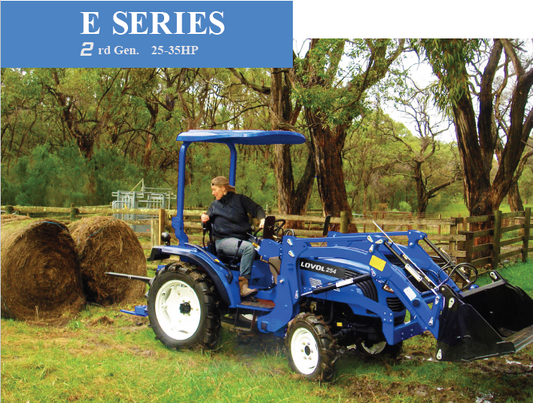 LOVOL E Series 25HP Tractor With ROPS