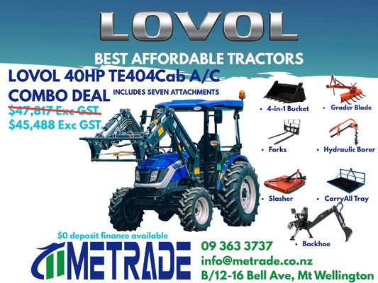 LOVOL TE404C A/C Cab COMBO DEAL Package