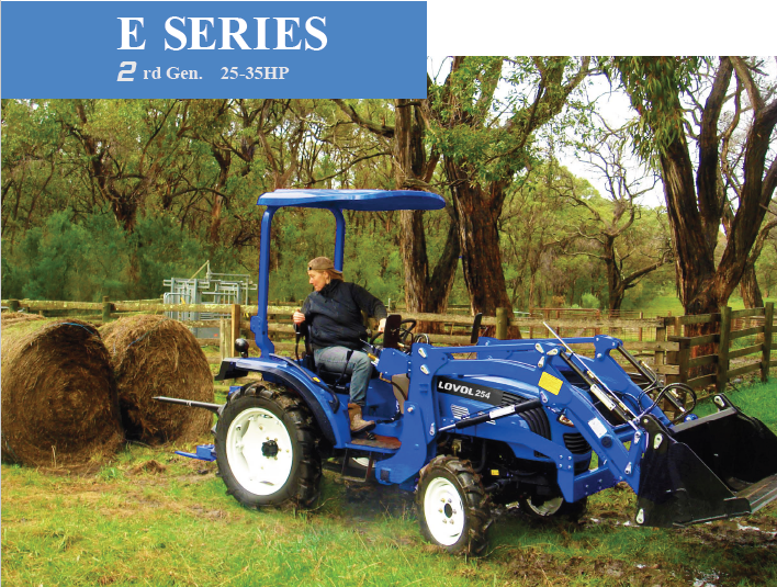 2025 LOVOL E Series 25HP Rops (with Canopy) Compact Tractor