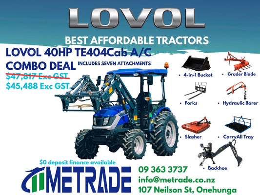 LOVOL TE404C A/C Cab COMBO DEAL Package