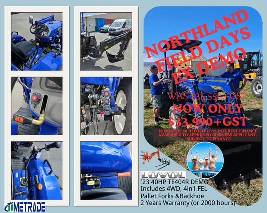 **Under Contract**LOVOL 2023 40HP TE404R Northland Field Days EX DEMO**Under COntract**