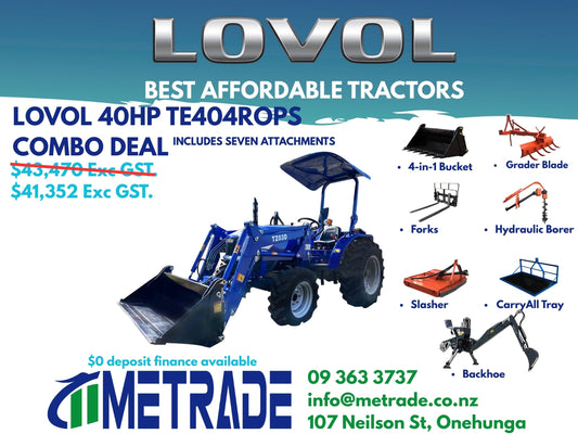 **In Transit** LOVOL TE404R ROPS COMBO DEAL Package**In Transit**