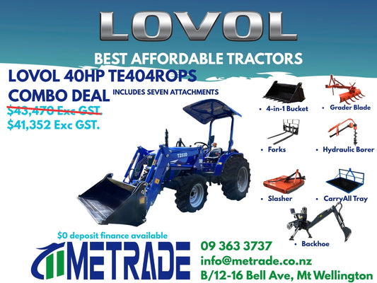 **In Transit** LOVOL TE404R ROPS COMBO DEAL Package**In Transit**