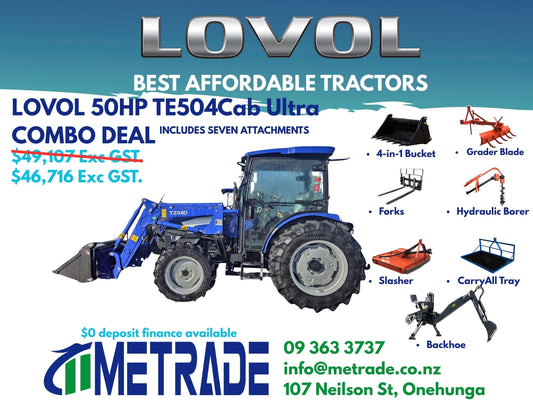 LOVOL TE504Cab Ultra COMBO DEAL Package