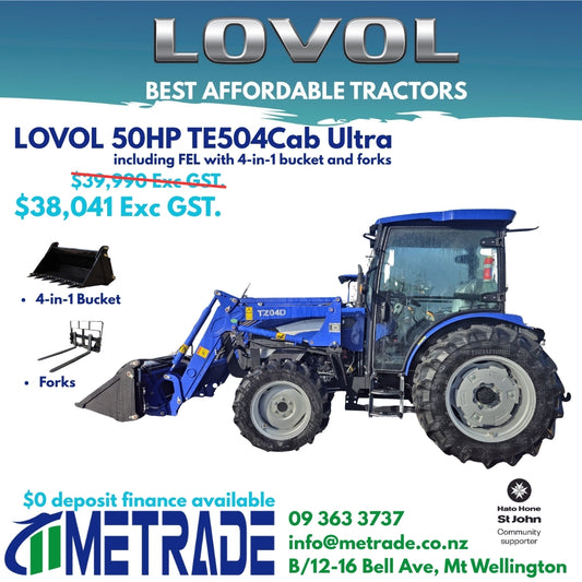 **Pre-order NOW**LOVOL 50HP TE504C Ultra compact tractor**Pre-order NOW**