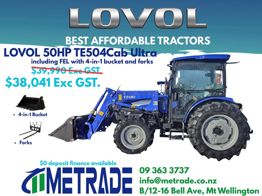 **SOLD**LOVOL 50HP TE504C Ultra compact tractor**SOLD**