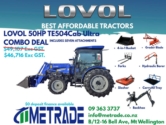 **SOLD**LOVOL TE504Cab Ultra COMBO DEAL Package **SOLD**