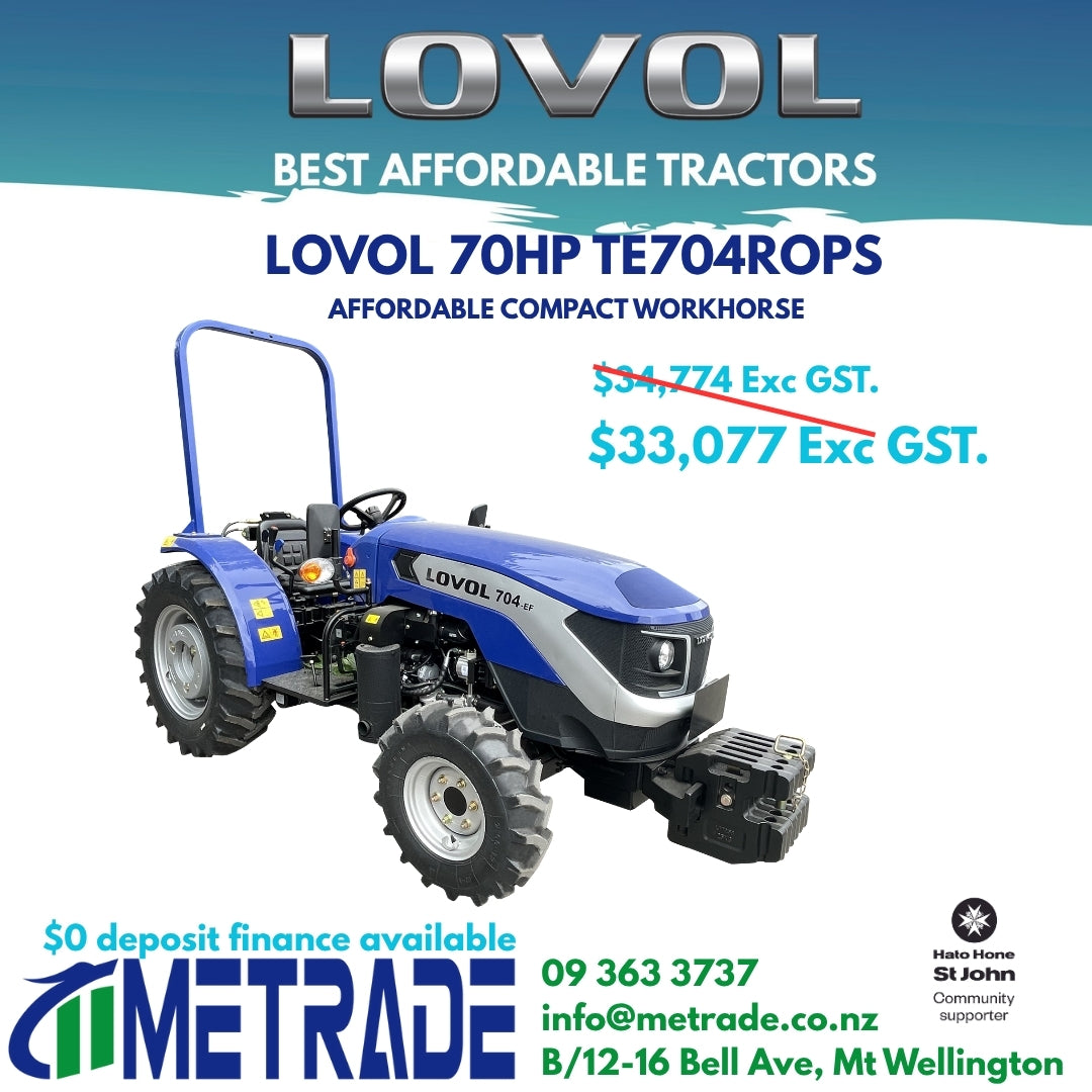 LOVOL 70HP TE704 Compact Orchard Tractor