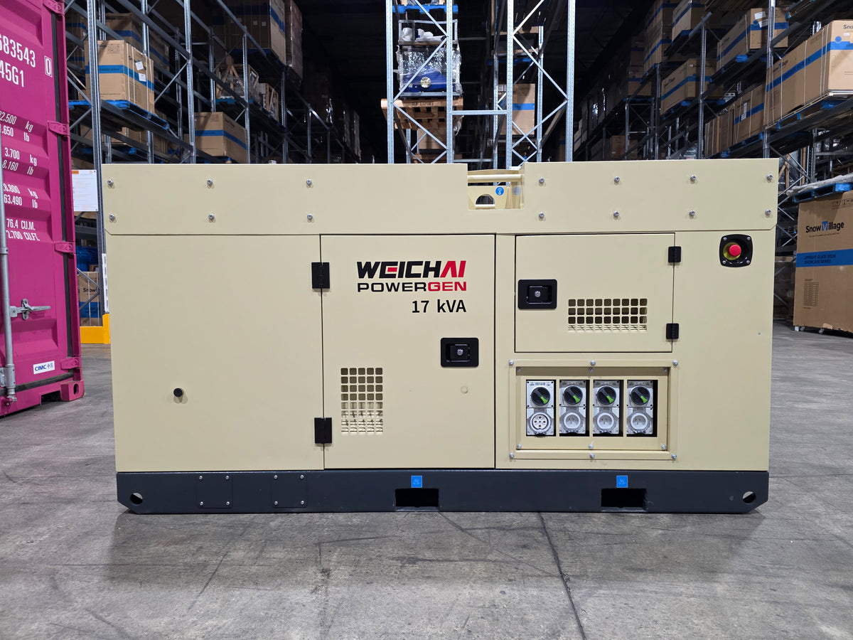 17kVA Standby 15kVA Prime Weichai-Baudouin Genset